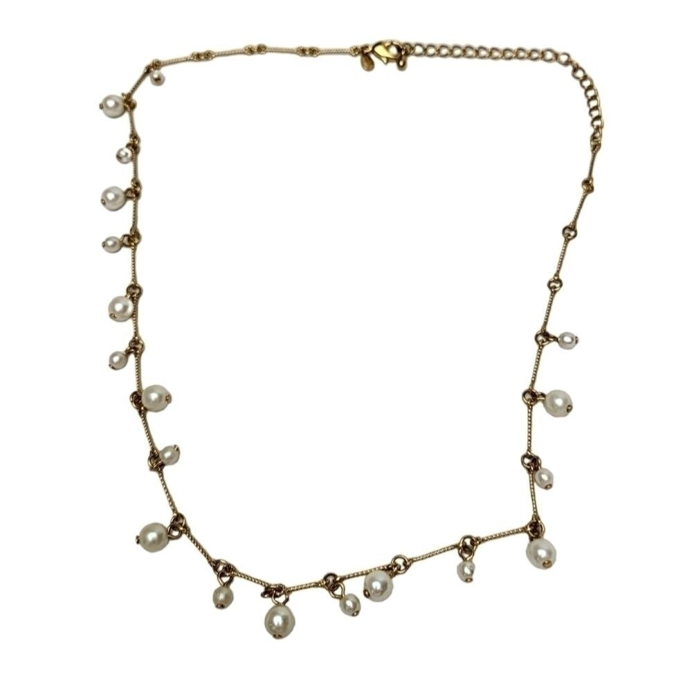 Premier Designs Dainty Pearl Braided Necklace